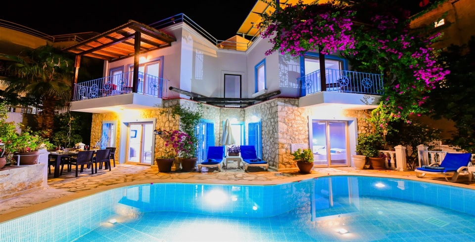 Villa Kalkan Blue 4 Resim