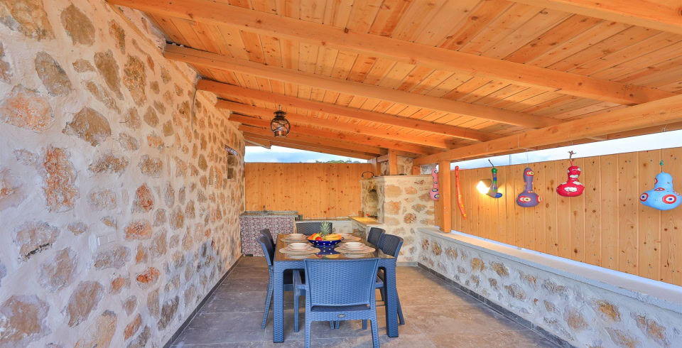 Villa Flower Blue 3 Resim